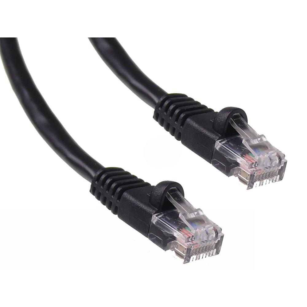 50ft CAT5e Snagless Patch Cable Black