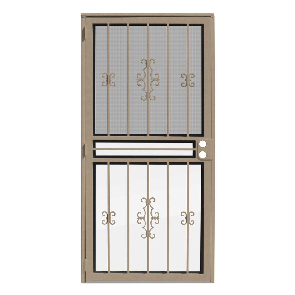 Unique Home Designs 36 in. x 80 in. Watchman Duo Tan Recessed Mount All