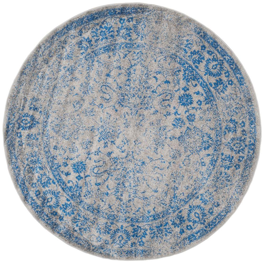 Safavieh Adirondack Grey Blue 4 Ft X Round Area Rug Adr109a Safavieh Adirondack Grey Blue 4 Ft X Round Area Rug