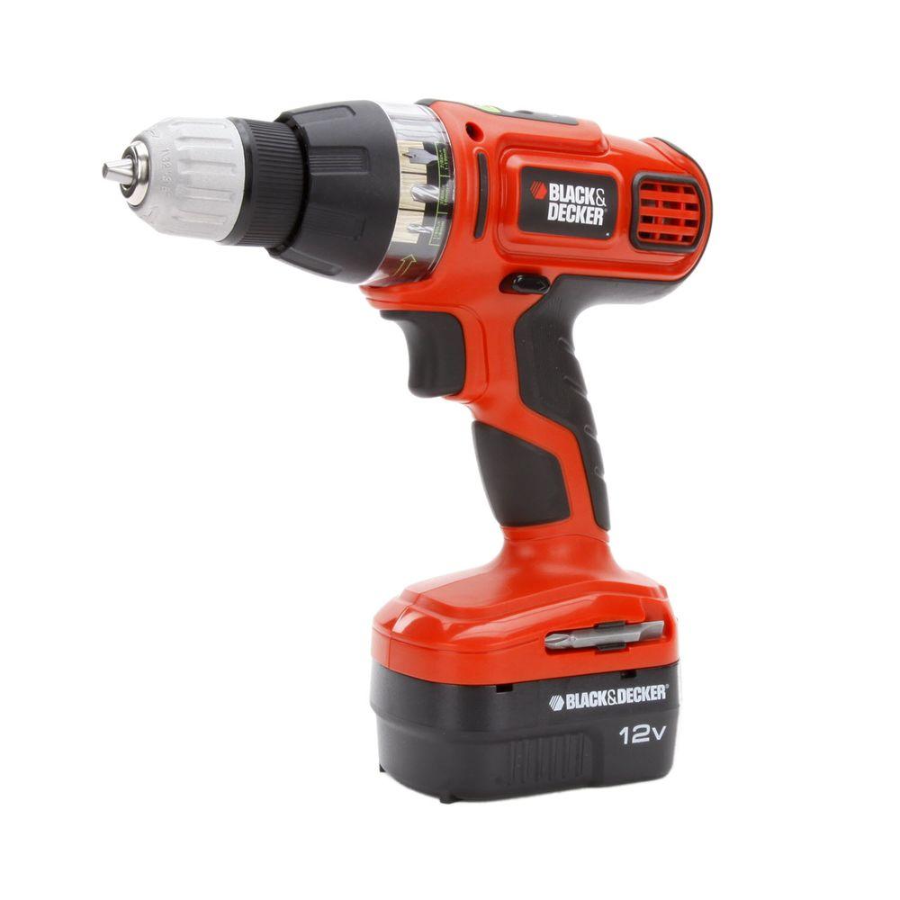 decker drill cordless volt battery drills charger select smart depot power ss12c tools cad ni nicd 5ah homedepot