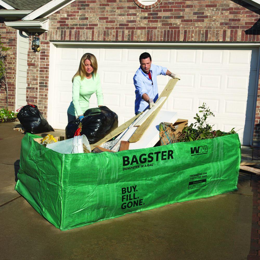 Bagster Pick Up - When we demoed our bathroom, we picked up one of these and it worked really