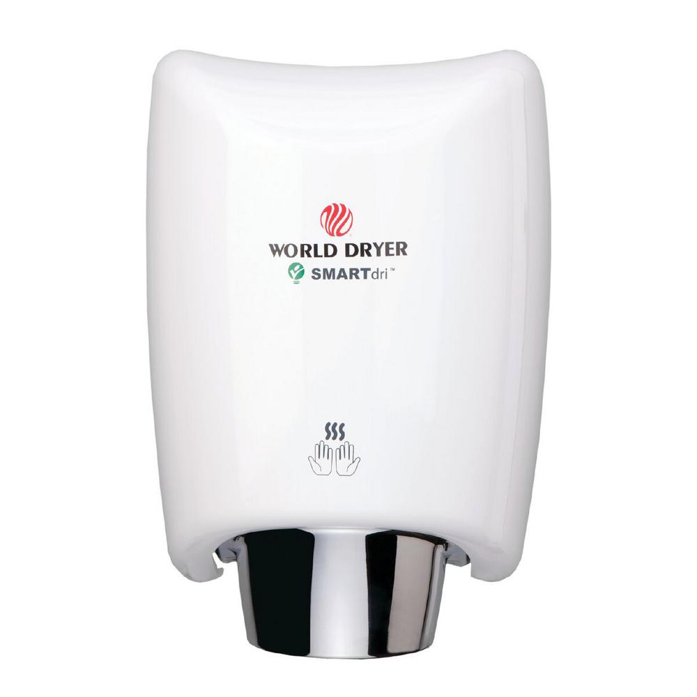 WORLD DRYER SMARTdri Hand Dryer in WhiteK974A2 The Home Depot