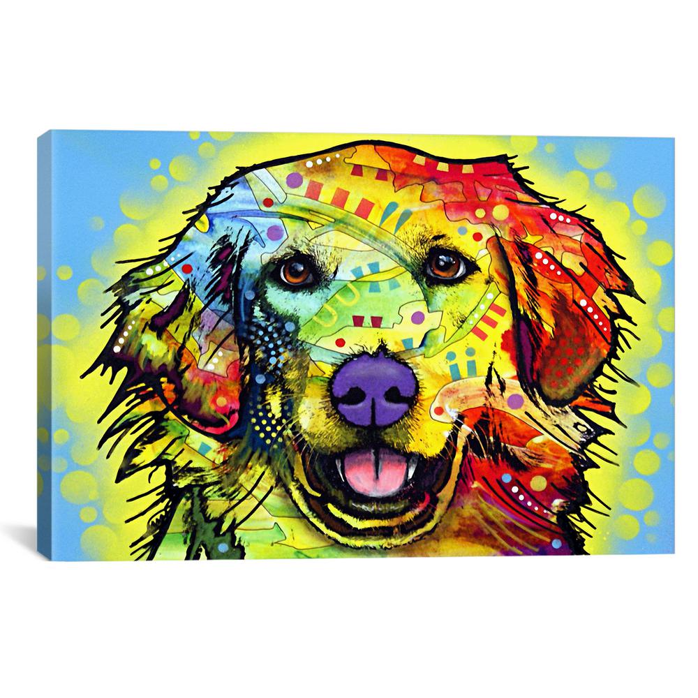 golden retriever wall art