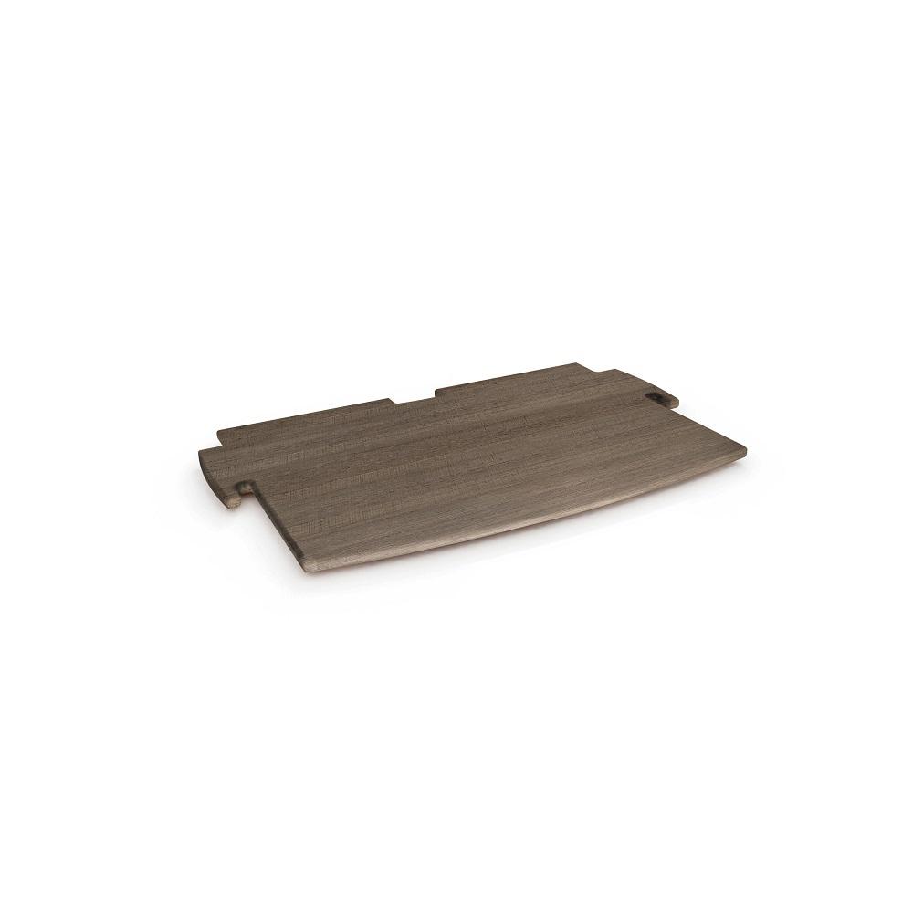 Legare 24 In Desk Printer Shelf With Solid Wood In Grey Driftwood