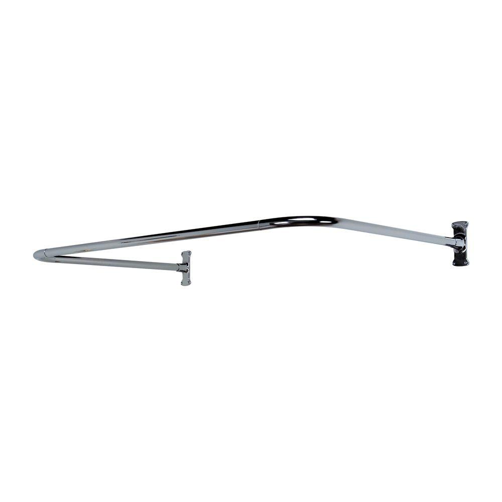 Barclay S 30 In U Shower Rod Polished Chrome 4141 Cp 30 In U Shower Rod Polished Chrome