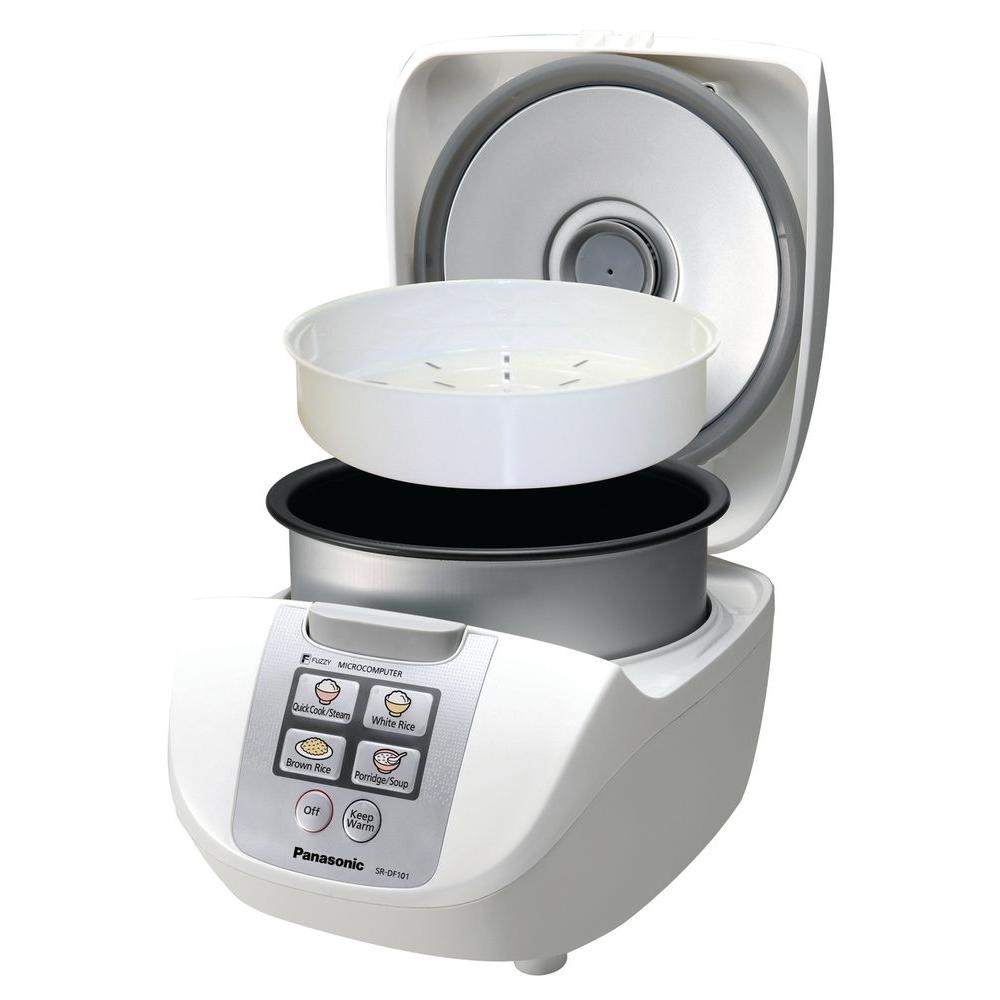 Panasonic Fuzzy Logic 5Cup Rice Cooker SRDF101 The Home Depot
