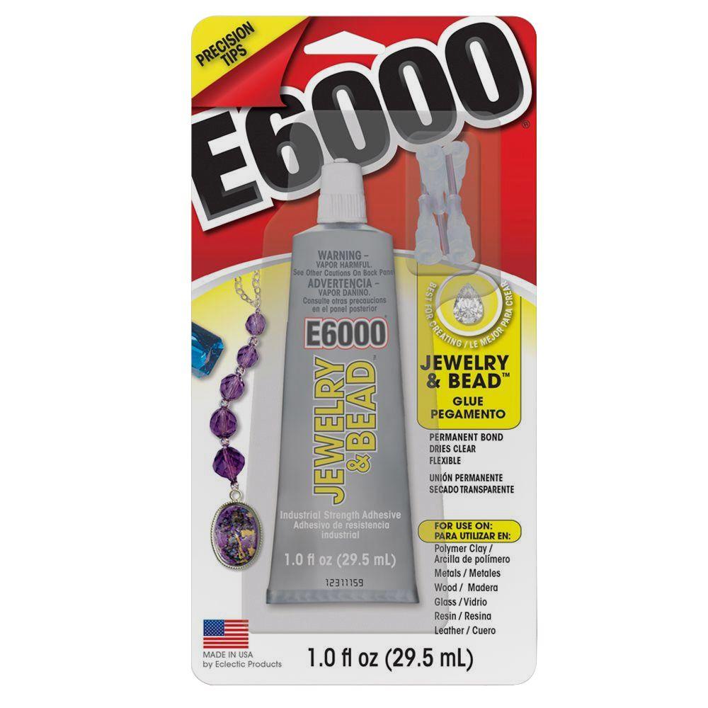 E6000 Jewelry and Bead 1 fl. oz. Clear Adhesive (6-Pack)-242001 - The 