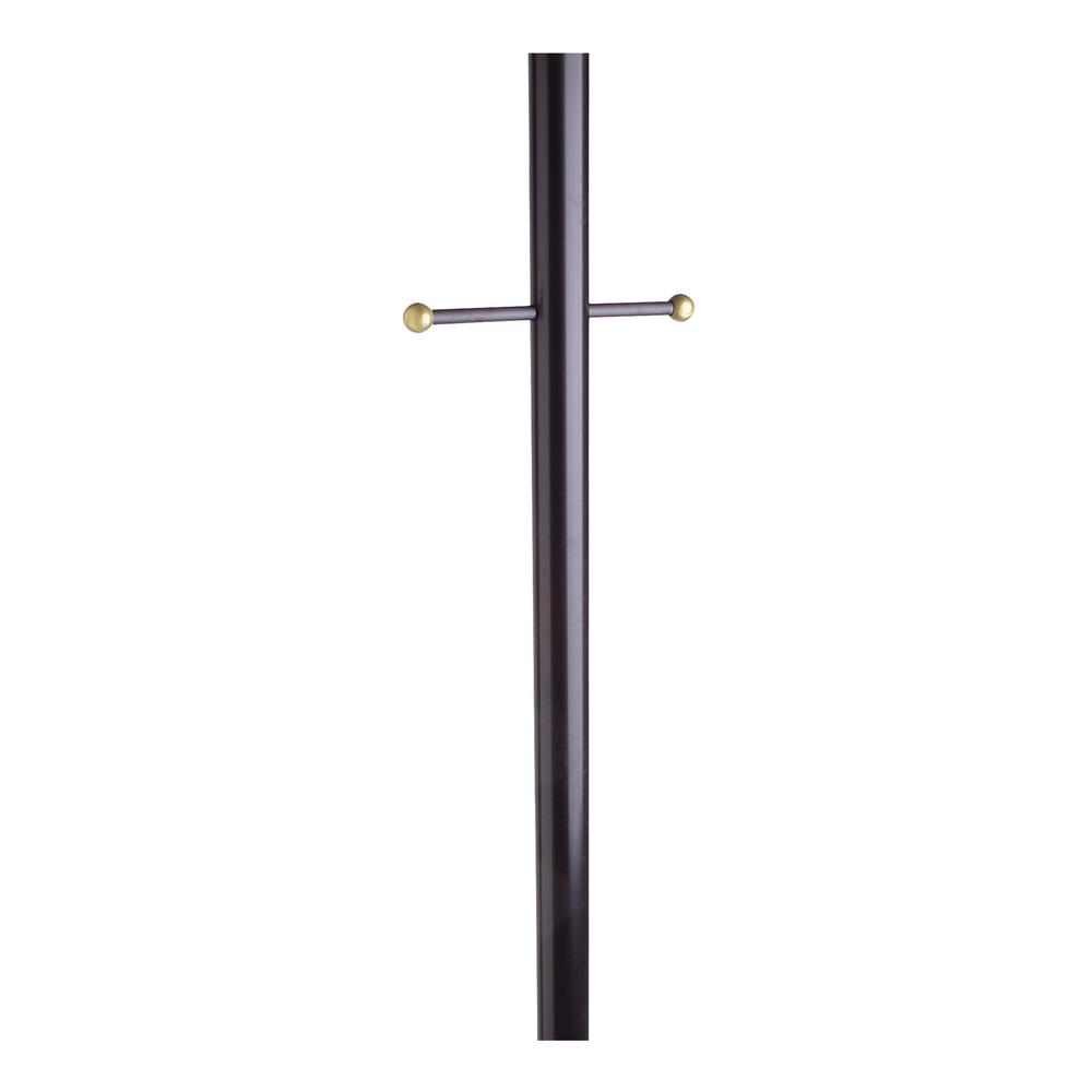 Portfolio Black Standard Decorative Cast Aluminum Post Light Cross Bar New