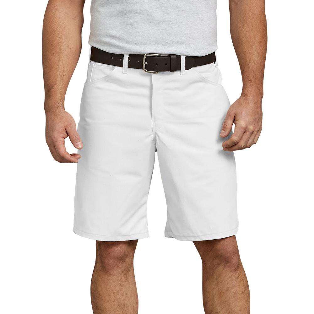 dickies white painters shorts