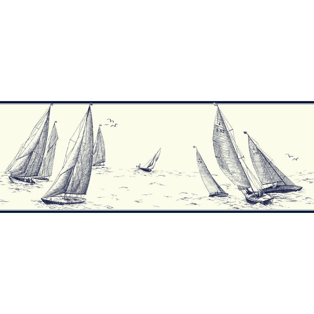 sailboat wallpaper border