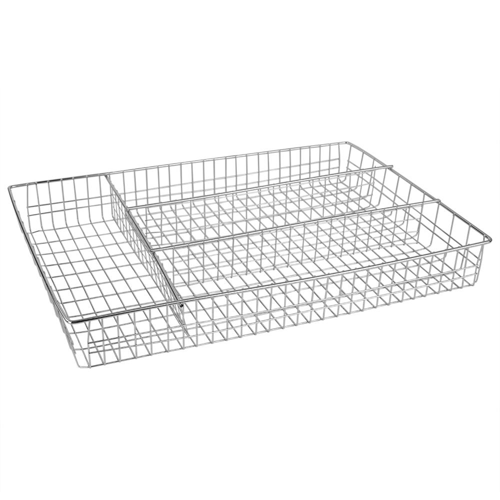 Home Basics 5 In X 1 5 In X 20 In Chrome Cutlery Holder Ch00097