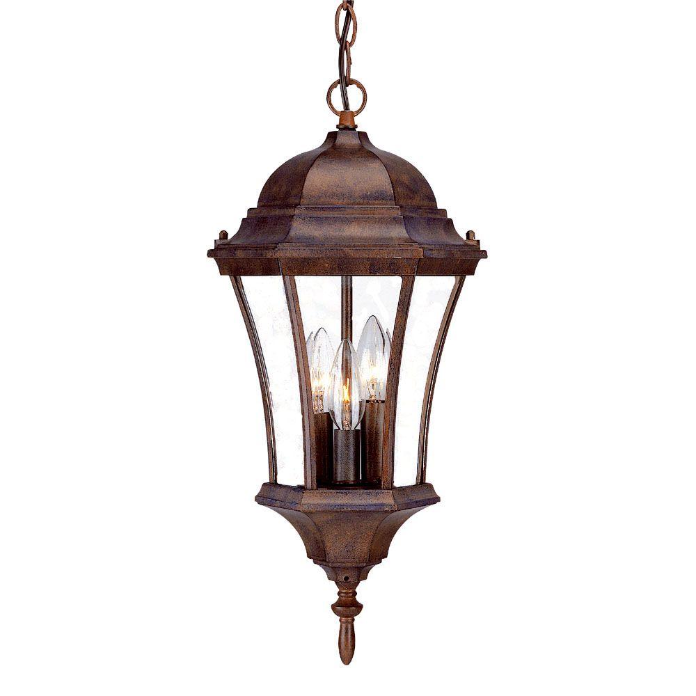 Acclaim Lighting Brynmawr Collection Hanging Lantern 3 Light Outdoor Burled Walnut Fixture 5026bw The Home Depot - Exterior Pendant Light Canada Acclaim Lighting Brynmawr Collection Hanging Lantern 3 Light Outdoor Burled Walnut Fixture 5026bw The Home Depot - Exterior Pendant Light Canada