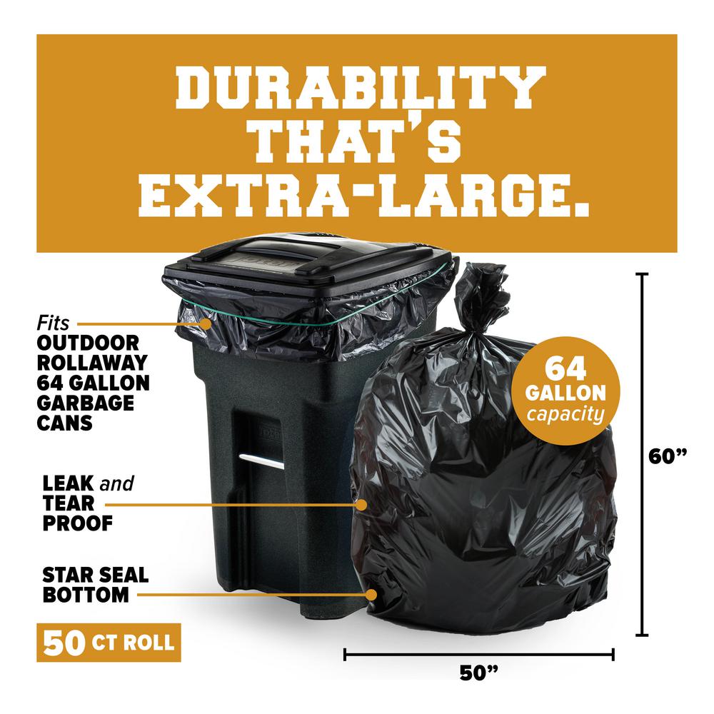 trash bags on a roll