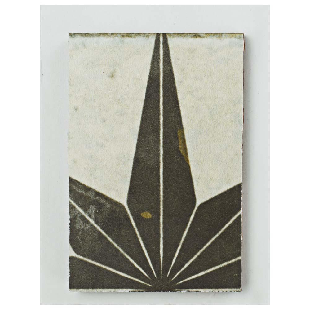 tile merola star kings ceramic floor encaustic nero sample