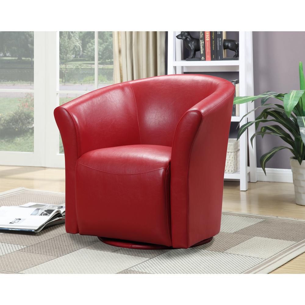 red swivel rocker