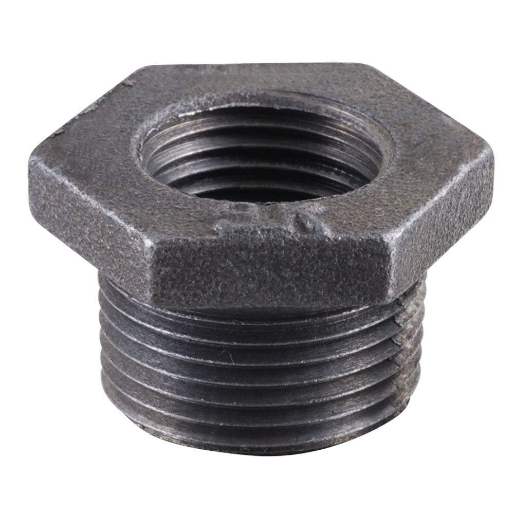 PRO-SAFE Malleable Iron Pipe Rail Fitting 2 Pack 90/° Side Outlet Elbow 18 Pack 3//4 Inch Pipe