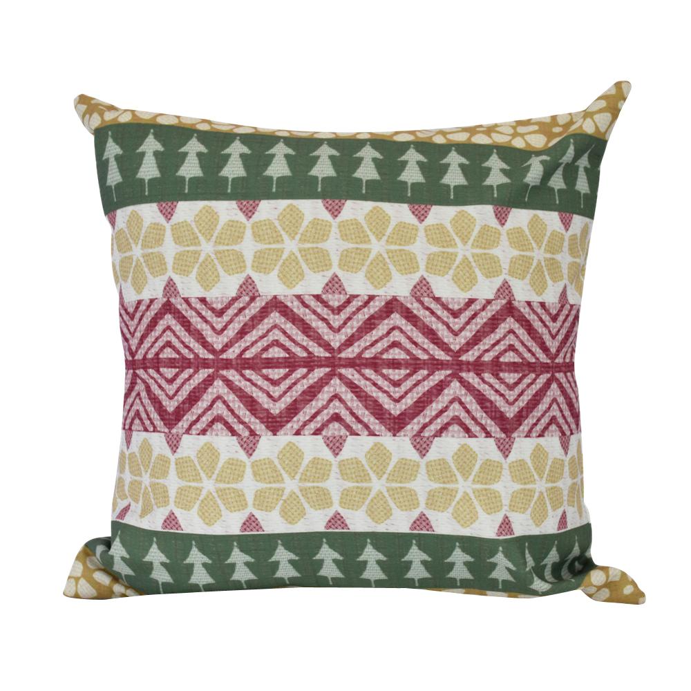 16 in. Lifeflor Geometric Print Decorative Pillow PG860OR1716 The
