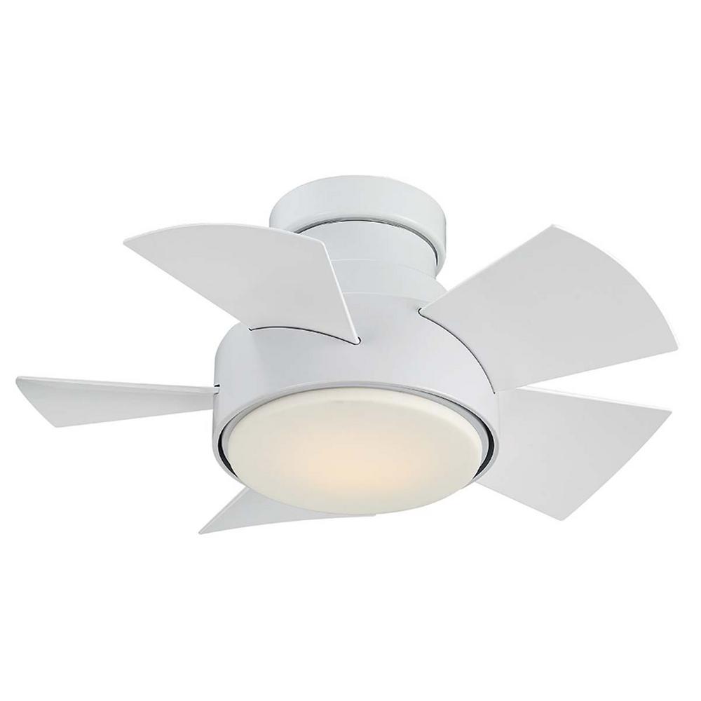 Modern Forms Vox 26 In Led Indoor Outdoor Matte White 5 Blade