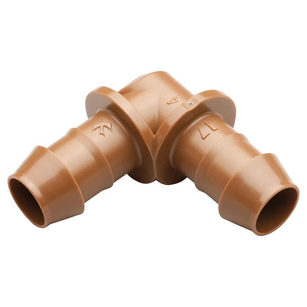 SharkBite 1/2 in. Brass PEX Barb 90-Degree Elbow-UC248LFA - The ...