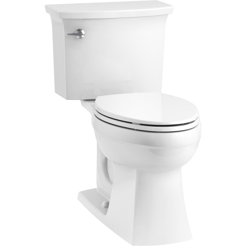 KOHLER Elmbrook 24 in. Pedestal Sink in White with 4 in. Centerset