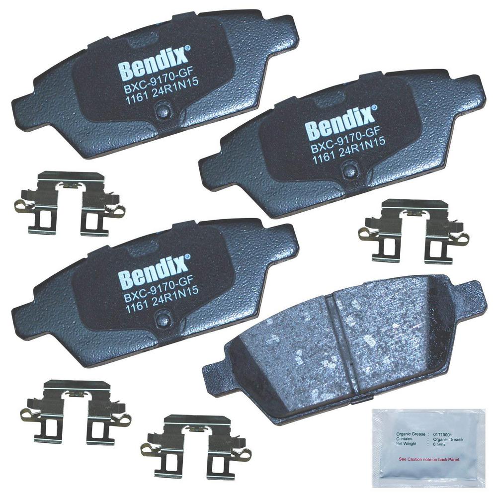 Bendix Bendix Premium Copper Free Ceramic BPR Disc Brake Pad - Rear ...