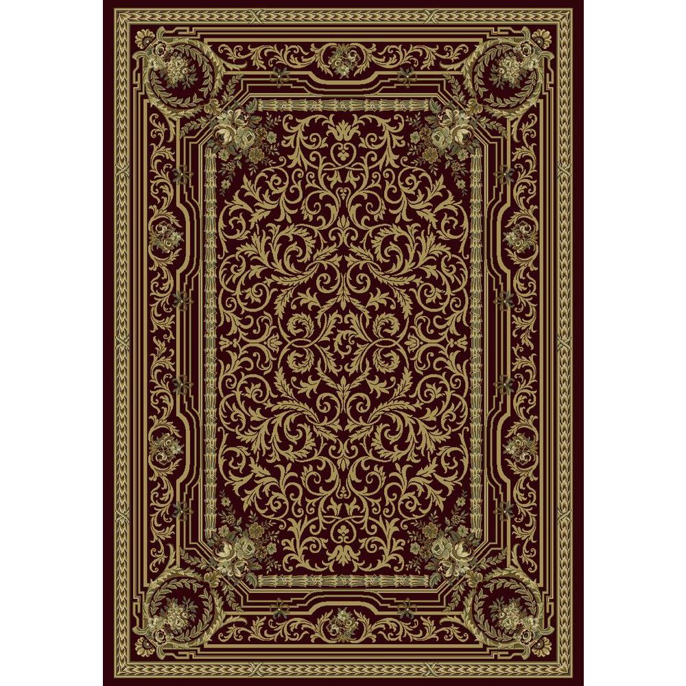 Burgundy 9 ft. 2 in. x 12 ft. 10 in. Indoor Area Rug9172625150 The Home Depot