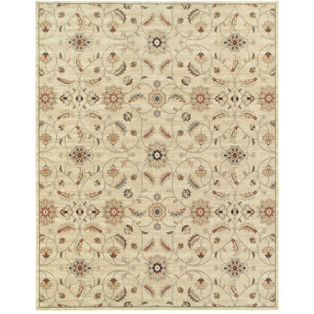 Home Decorators Collection Isabella Ivory 7 ft. 10 in. x 10 ft. Area