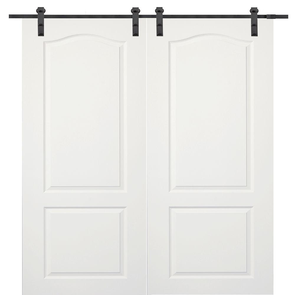 Milliken Millwork 60 in. x 80 in. Primed Princeton Smooth Surface Solid