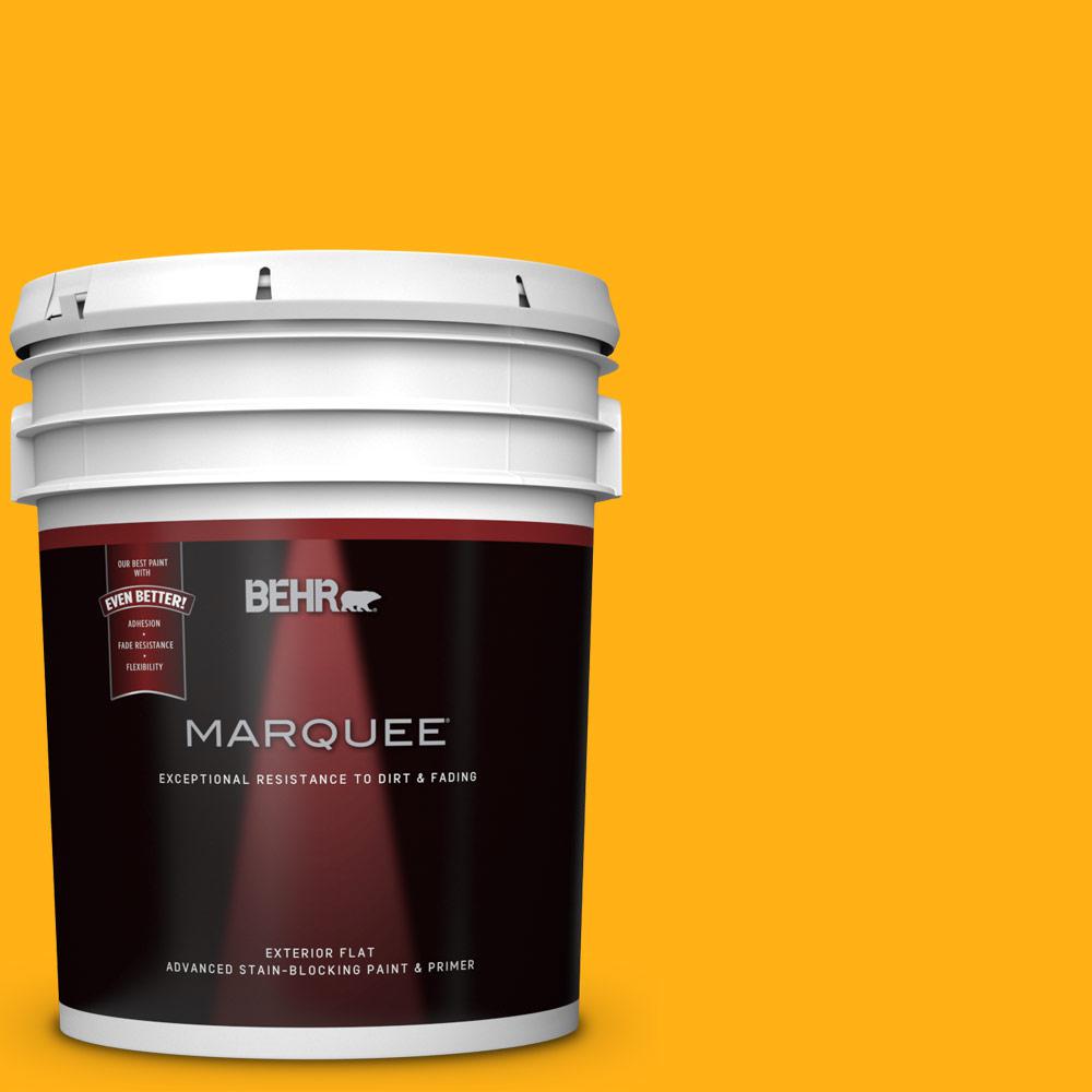 BEHR MARQUEE 1gal. MQ217 Glittering Sun Flat Exterior Paint445401