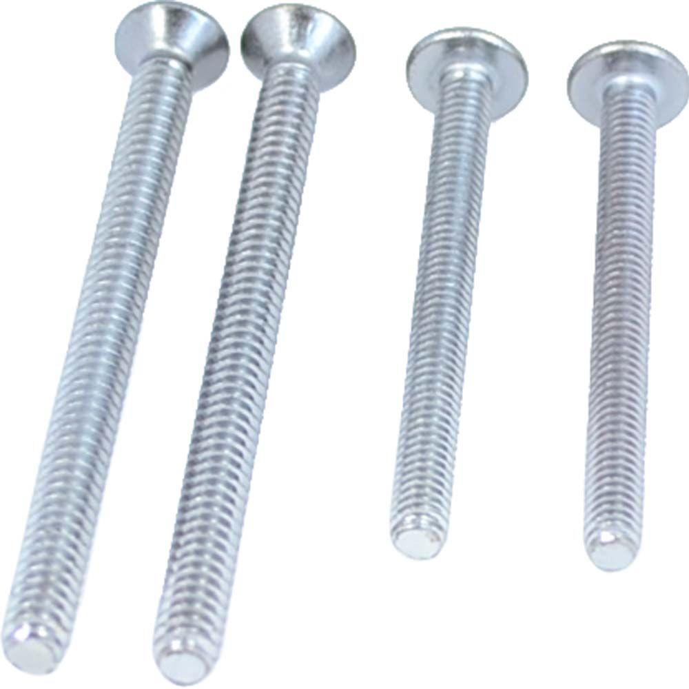PartsmasterPro Escutcheon Screws for Moen and Delta in Chrome58490