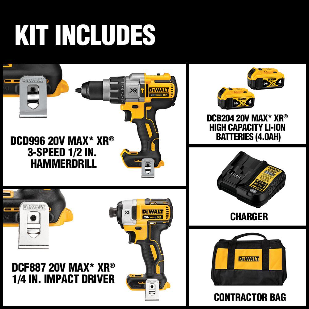 Dewalt max xr. DEWALT 20v Max XR. DEWALT 20 Volt Max XR. DEWALT 20v Max XR Cordless Drill Combo Kit, Brushless, 5.0-Ah. DEWALT dcd996 made in USA.