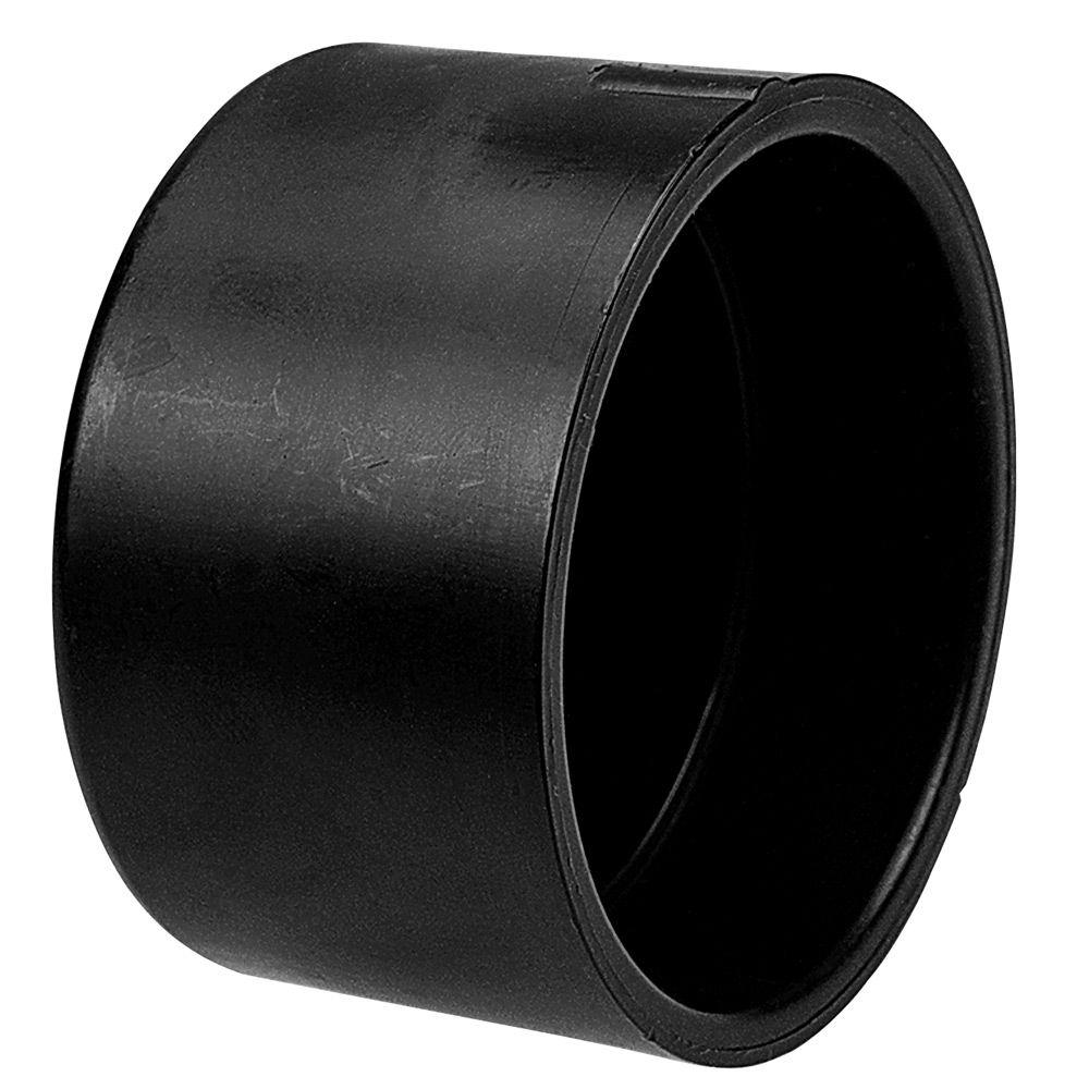 black rubber pipe caps