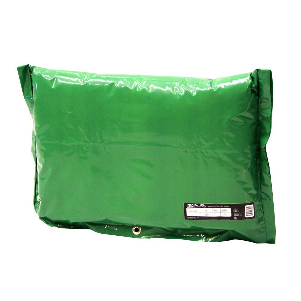 Dekorra 24 in. L x 16 in. H Small Fiberglass Encapsulated Green Plastic