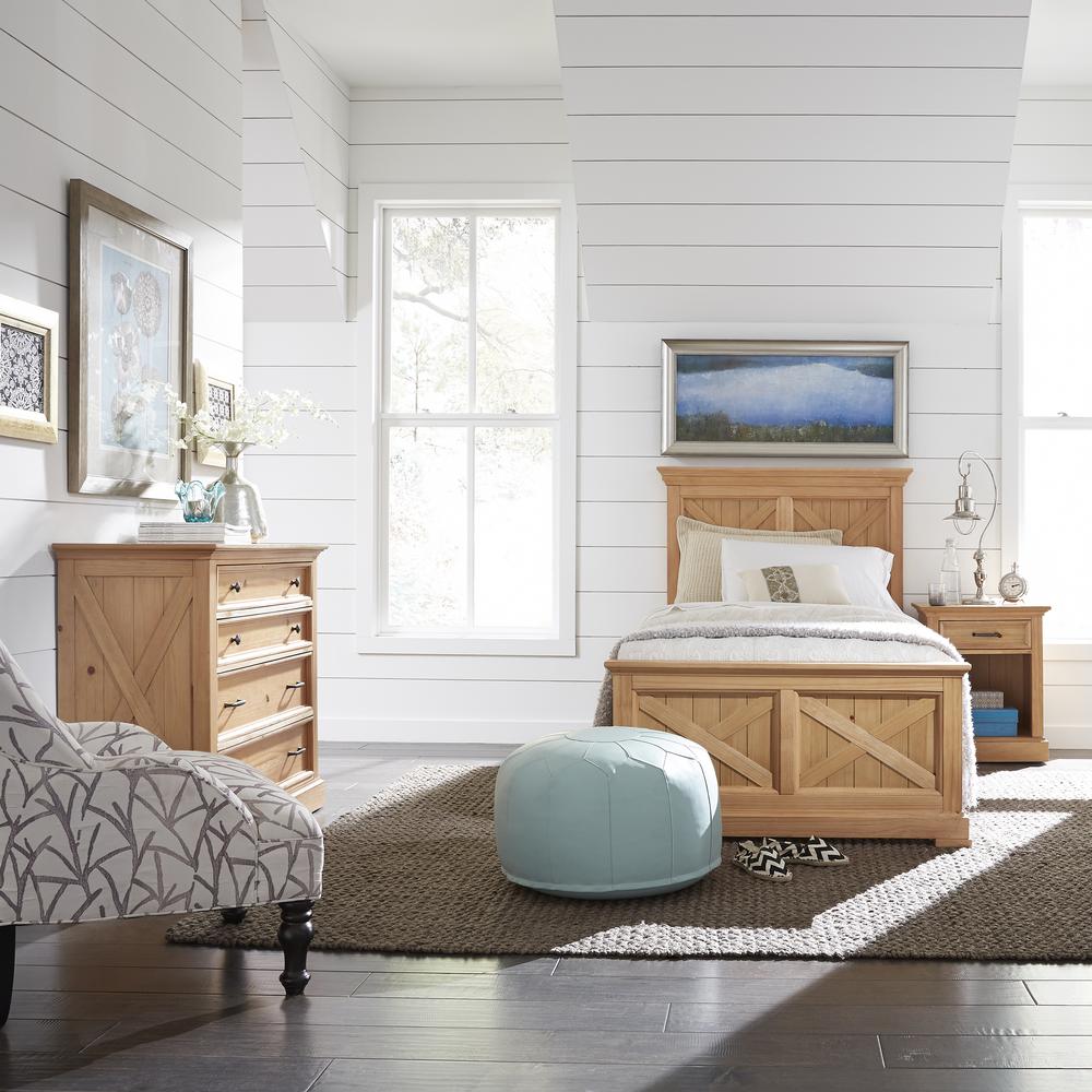 Brown Home Styles Bedroom Furniture The Depot Country Lodge Pine Twin Bed