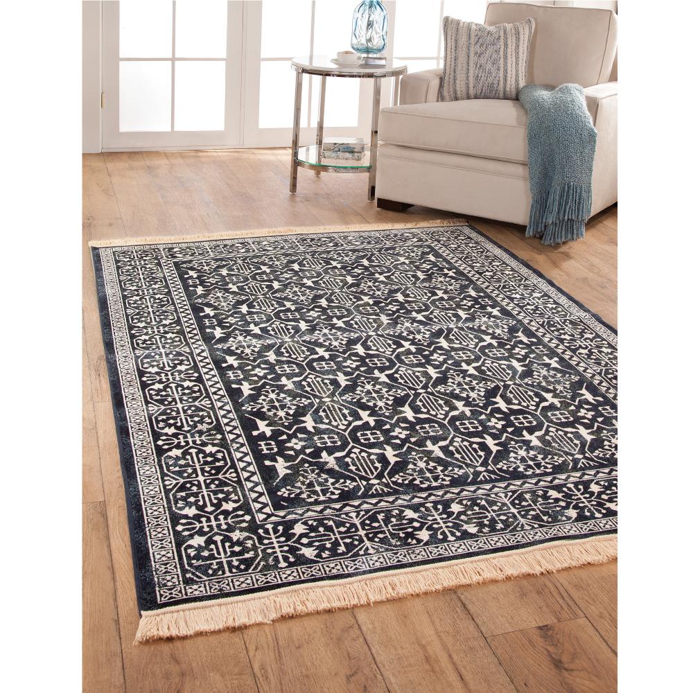 Sams International Sonoma Rothbury Navy 5 ft. x 8 ft. Area Rug71265x8