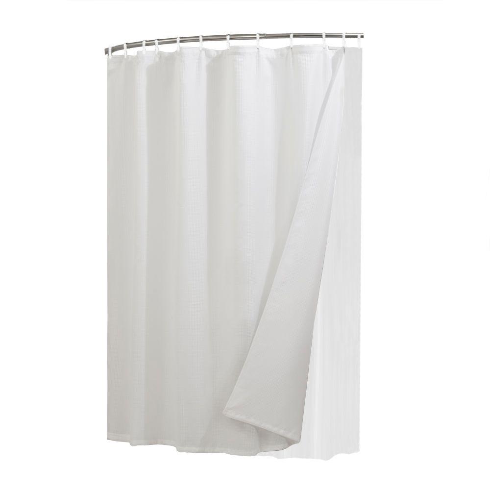 shower curtain and liner combo