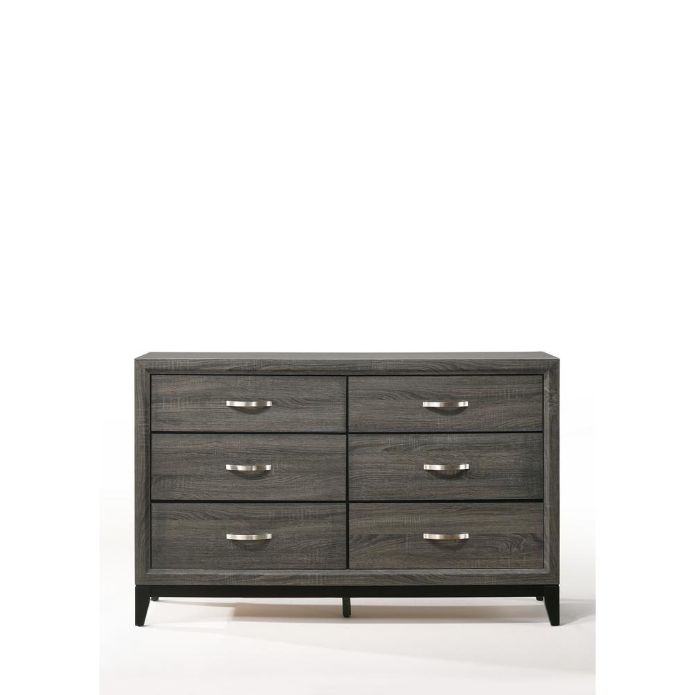 Acme Furniture Valdemar Weathered Gray Dresser 27055 The Home Depot Acme Furniture Valdemar Weathered Gray Dresser
