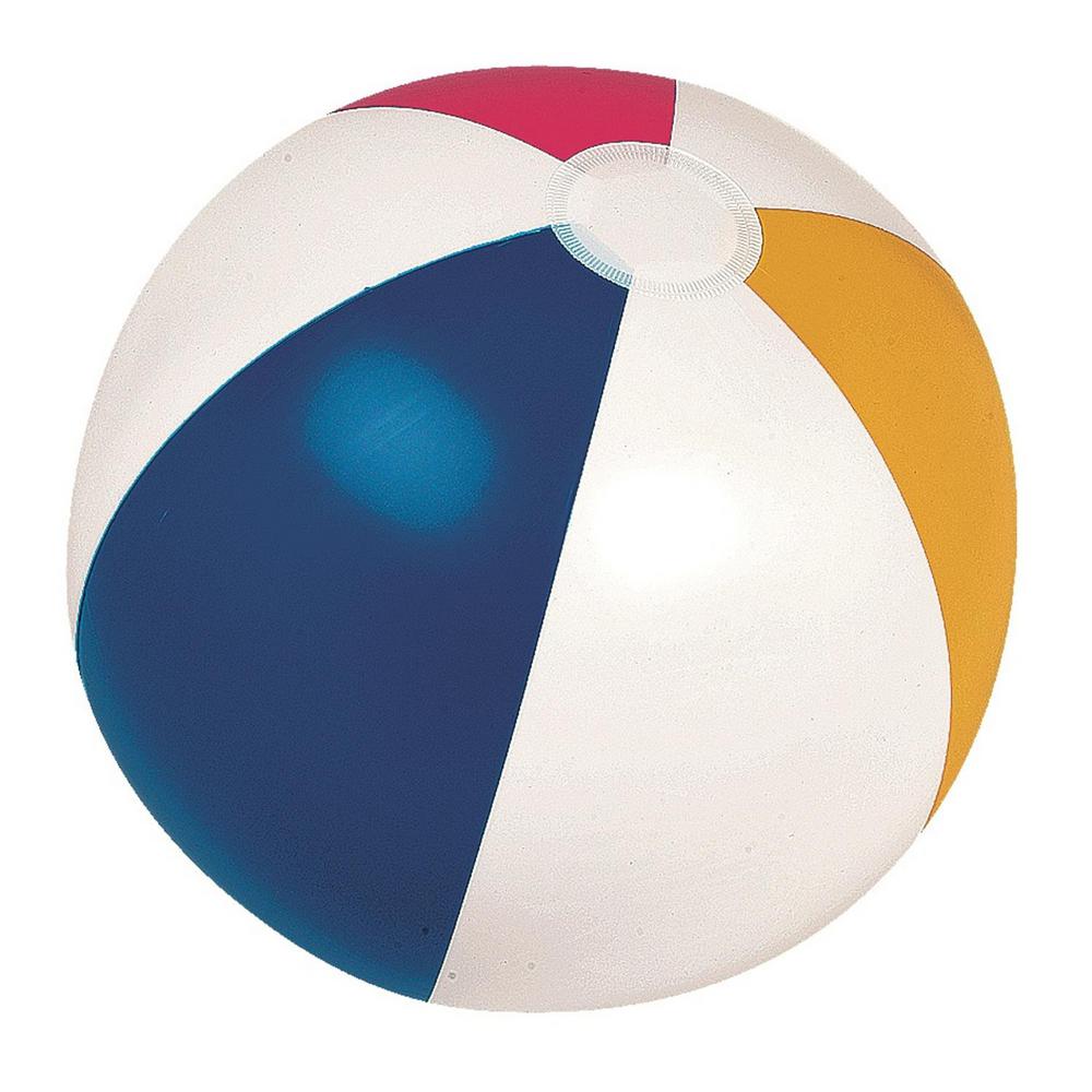 Pool Central 16 In Clic Inflatable 6 Panel Beach Ball 32148168 Clic Inflatable 6 Panel Beach Ball