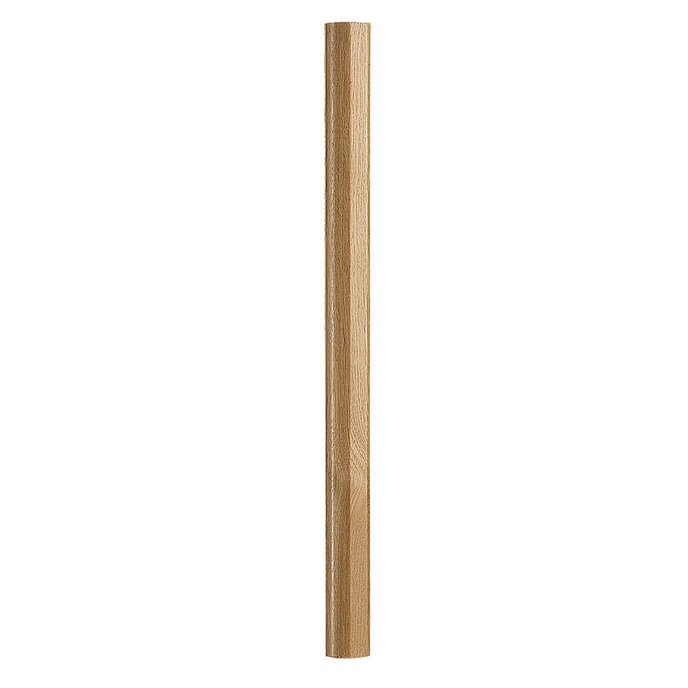 Fusion 321/4 in. Prefinished Oak Newel Post4001419 The Home Depot