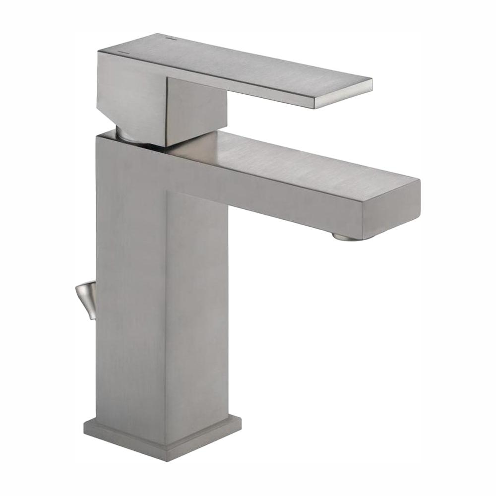 Delta Modern Single Hole Single-Handle Bathroom Faucet in ...