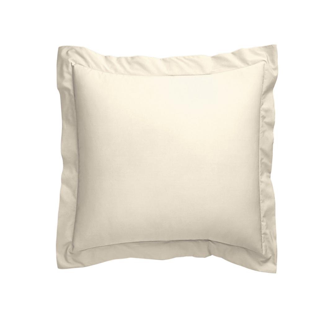 The Company Store Ivory Solid 450 Thread Count Supima Cotton