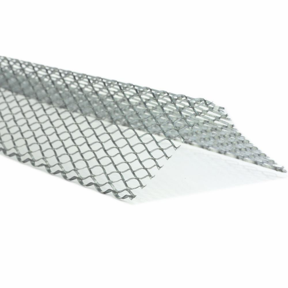Gibraltar Building Products 3 in. x 3 in. x 8 ft. Galvanized Stucco