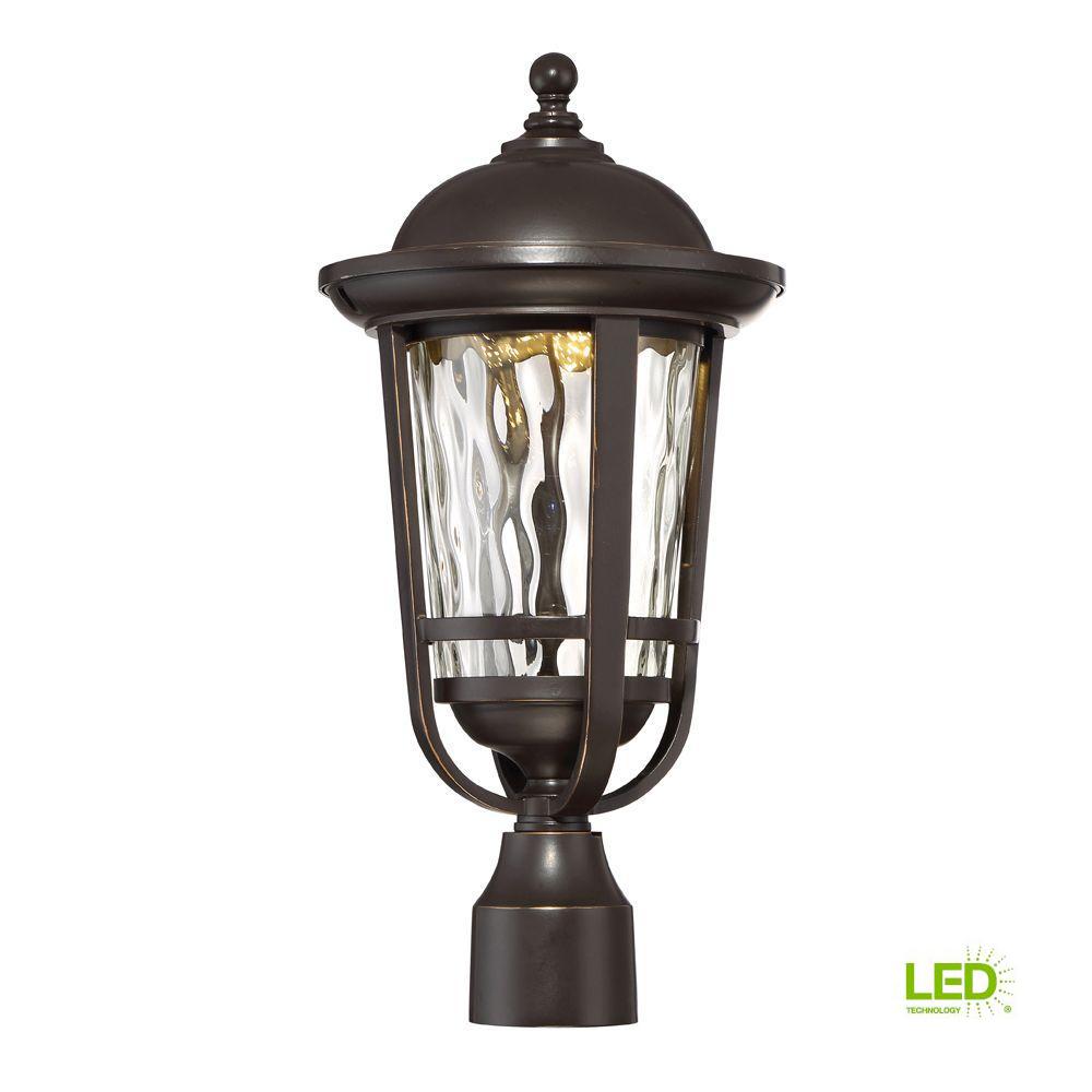 Designers Fountain Westbrooke Aged Bronze Patina Outdoor Led Post Designers Fountain Westbrooke Aged Bronze Patina Outdoor Led Post Lantern