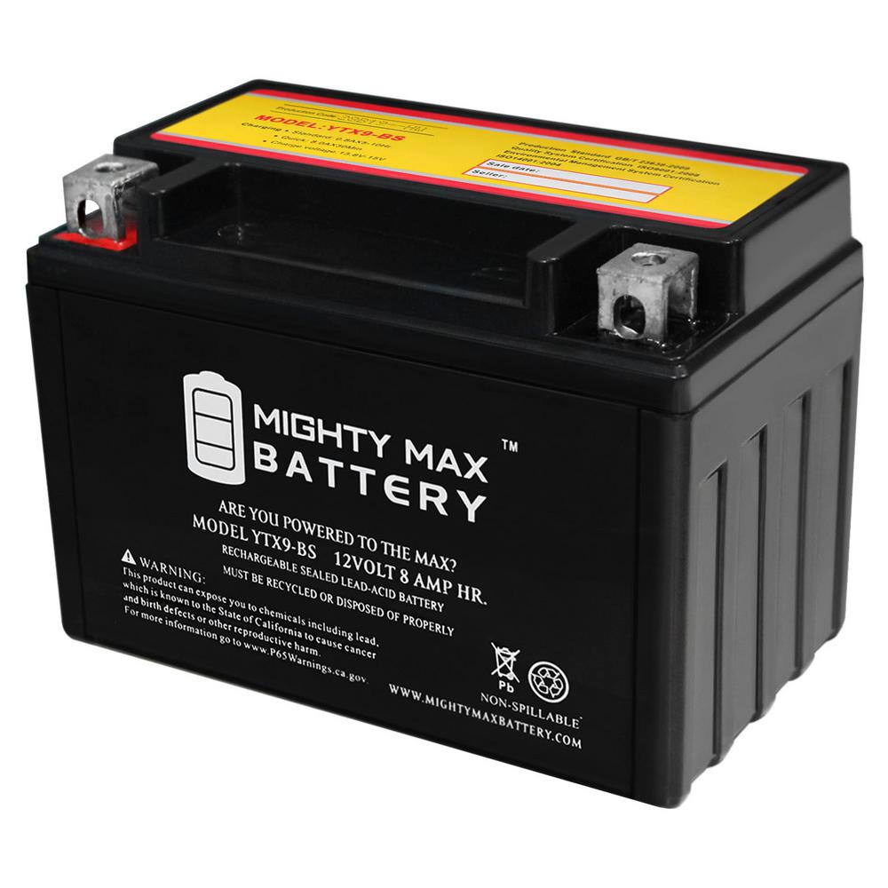 MIGHTY MAX BATTERY 12-Volt 8 Ah 135 CCA Rechargeable Sealed Lead Acid ...