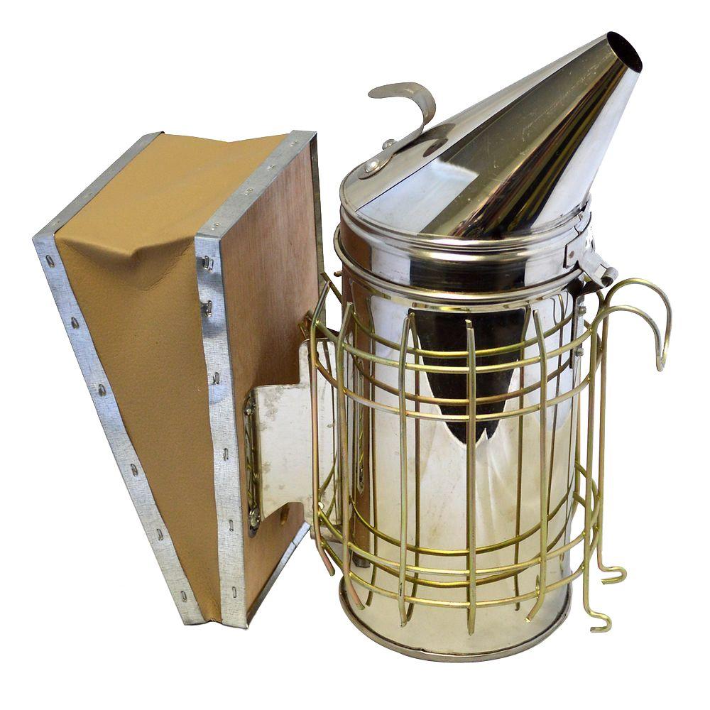 Aspectek Bee Hive Smoker With Heat Shield Stainless Steel Beekeeping Aspectek Bee Hive Smoker With Heat Shield Stainless Steel Beekeeping Equipment