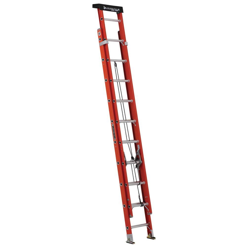 Werner 20 ft. Aluminum Extension Ladder with 300 lb. Load Capacity Type