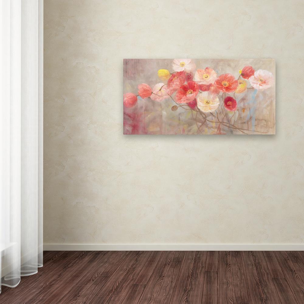 19th Century Wild Red Poppies Poppy Bouquet Master Painting Canvas Print