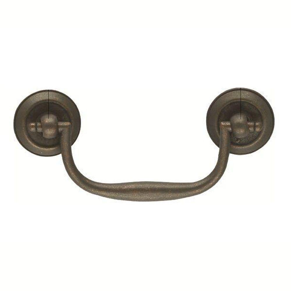 Hickory Hardware 3 in. CentertoCenter Silver Stone Furniture Bail