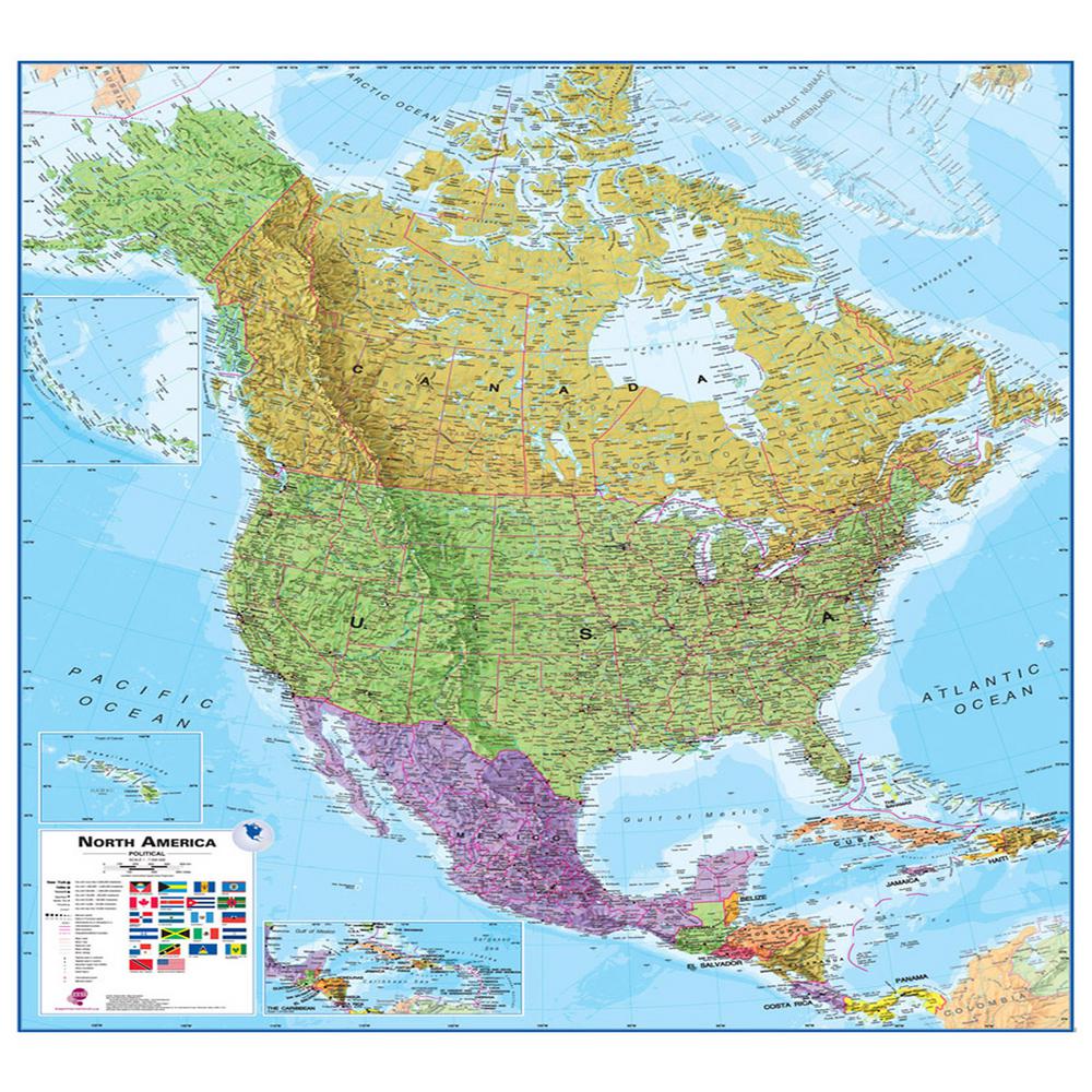 Map Of North America 88 World Maps
