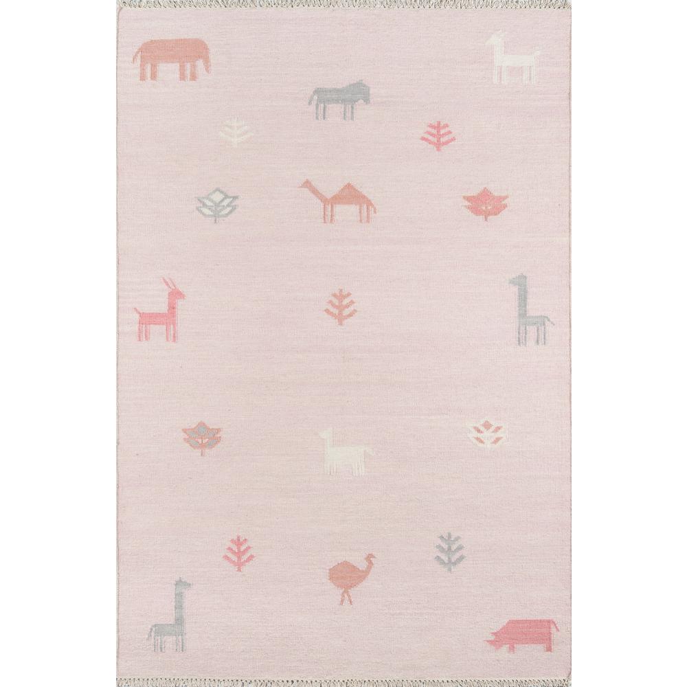 26 2 Pink Animal Print Area Rugs The Home Depot Porter Pink 7 Ft 6 In X 9 Area